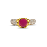 Radiant Ruby Solitaire Ring