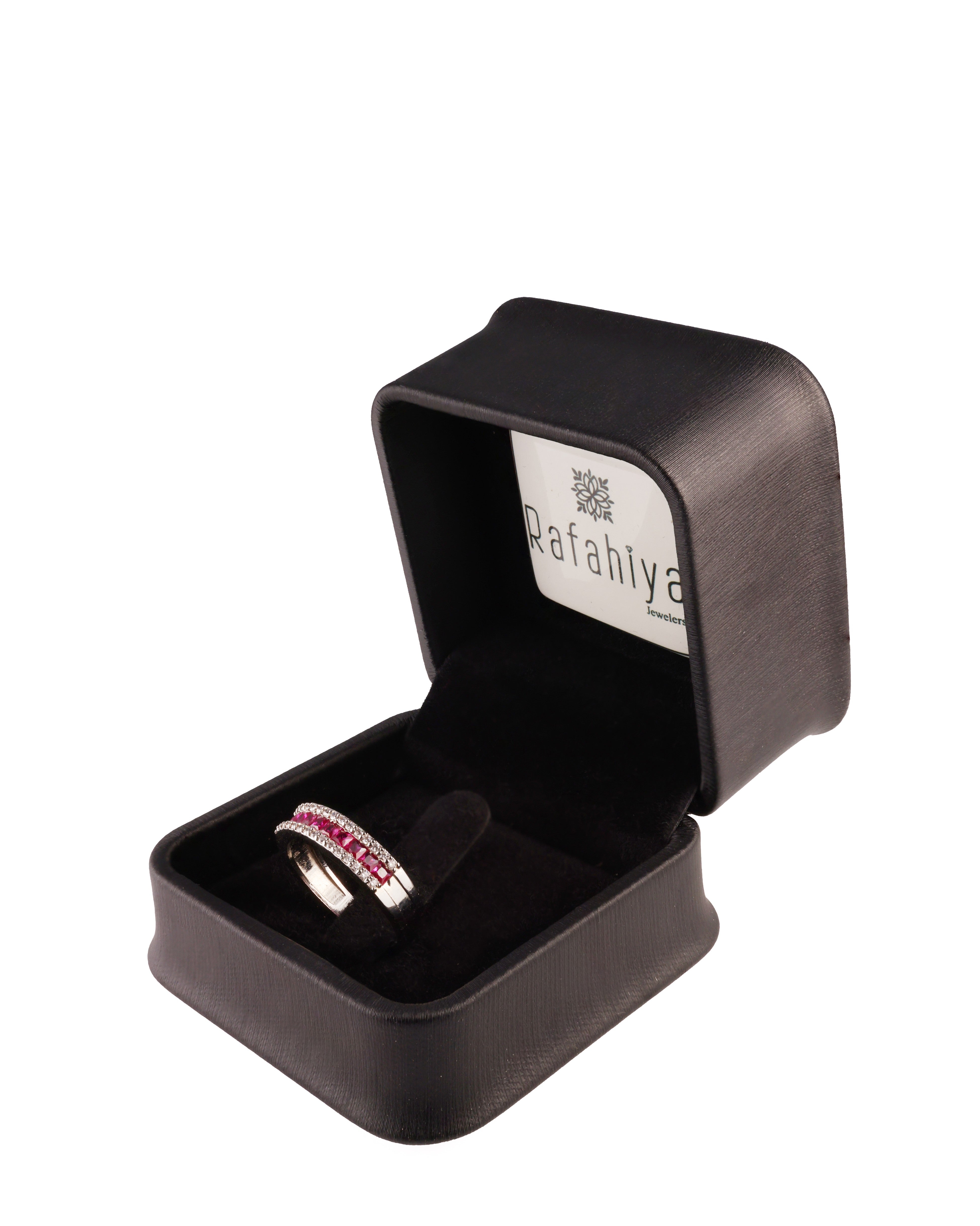 Eternity Band in Silver ring