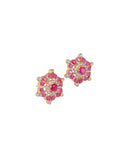 Radiant Floral Stud Earrings