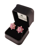 Radiant Floral Stud Earrings