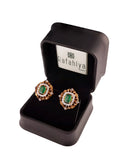 Emerald Stud Earrings