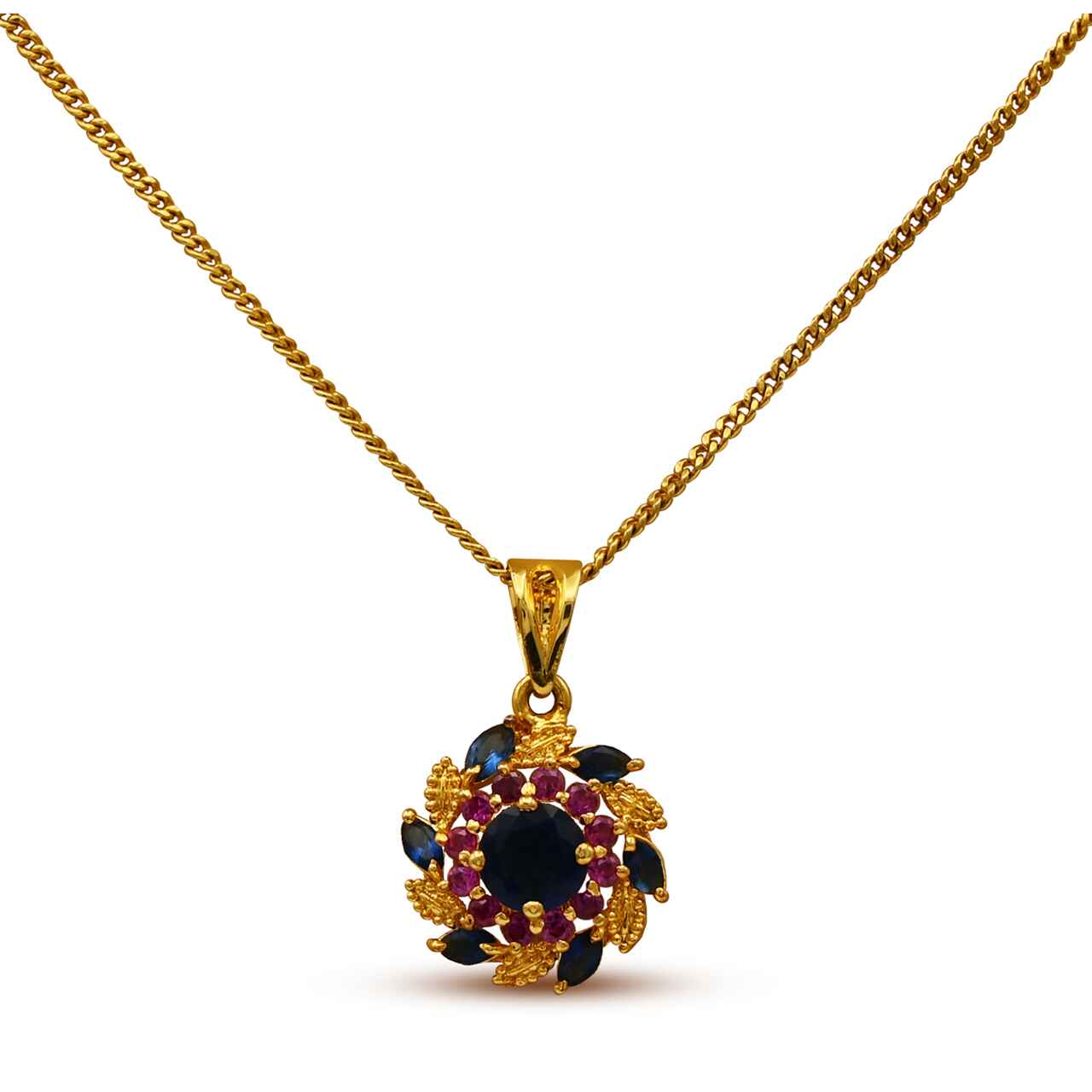 Floral Pendant Necklace