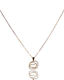 Double Heart Jewelry Set