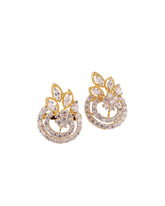 Rose Gold Leaf Drop Earrings