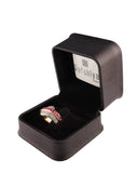 Ruby Crossover Band Ring