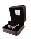 Silver Bracelet with Emerald Stone