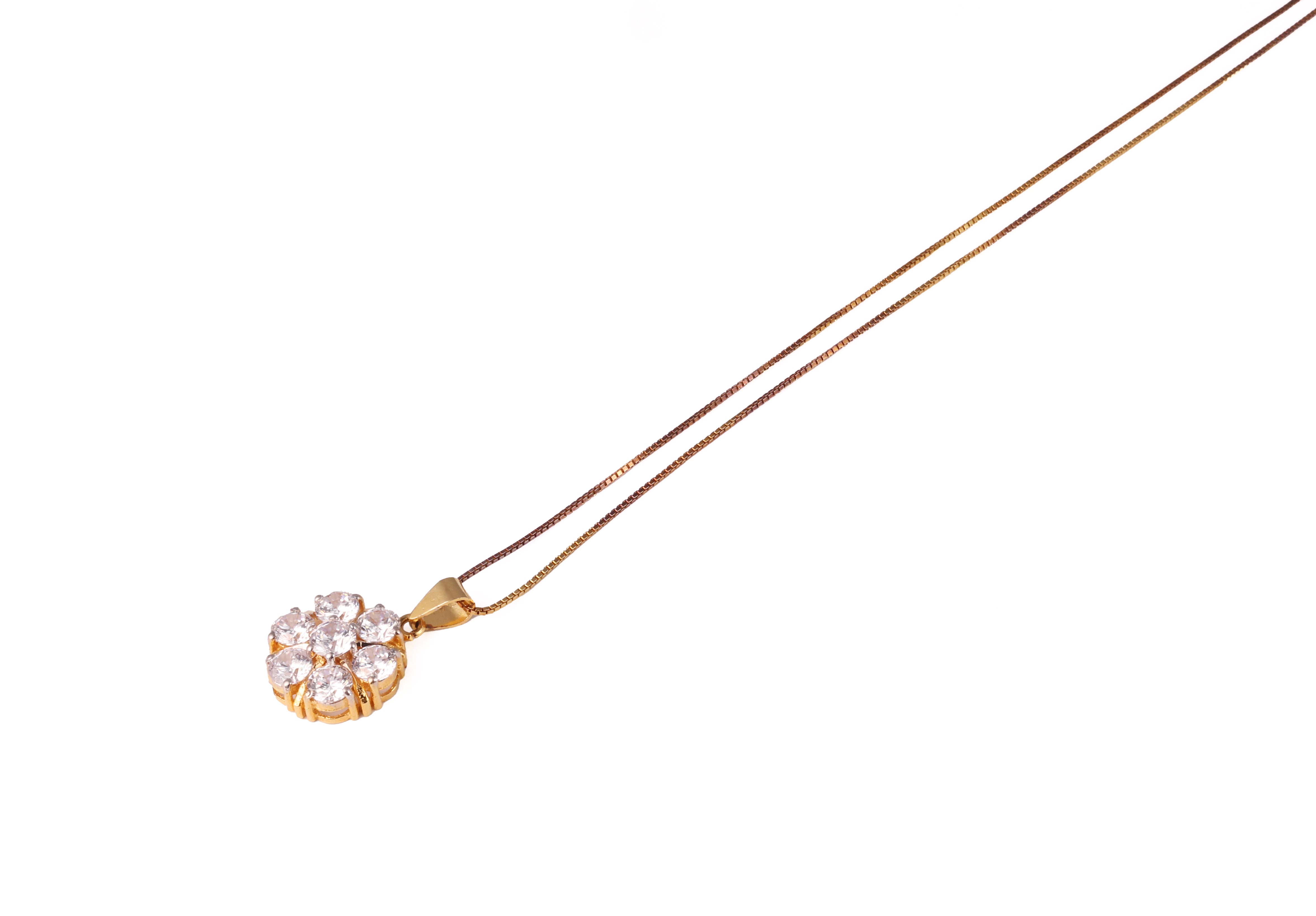 Pendant with Sparkling White Stones