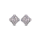 Radiant Starburst Zircon Earrings