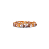 Royal Amethyst & Zircon Vintage Bangle