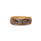 Majestic Purple & Gold Antique Bangle