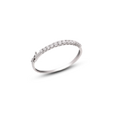 Crystal Elegance White Zircon Bangle