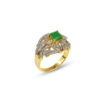 Emerald Majesty Statement Ring