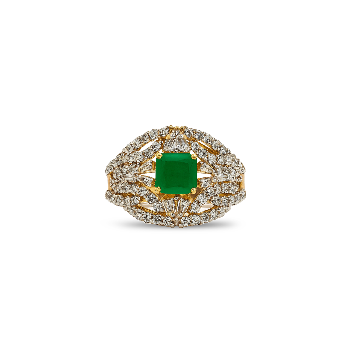 Emerald Majesty Statement Ring