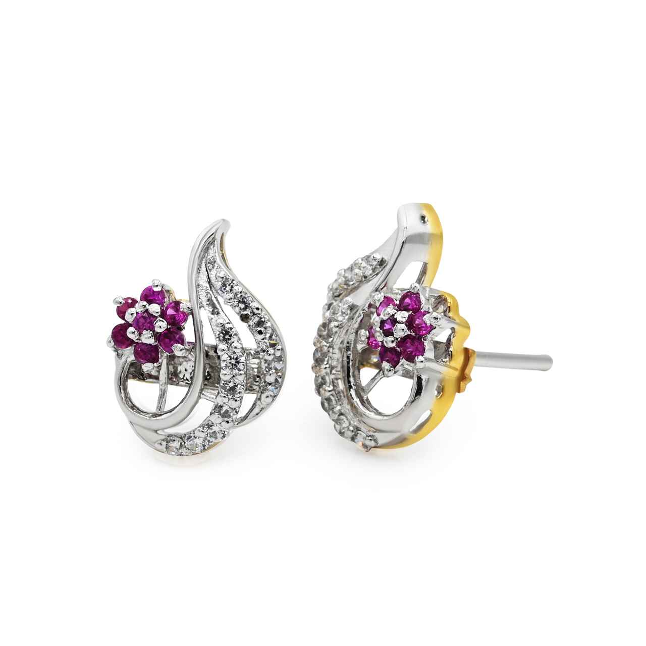 Swirl Stud Earrings