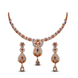 Regal Radiance Zircon Necklace Set