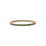 Serene Emerald Green Zircon Bangle