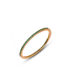 Serene Emerald Green Zircon Bangle