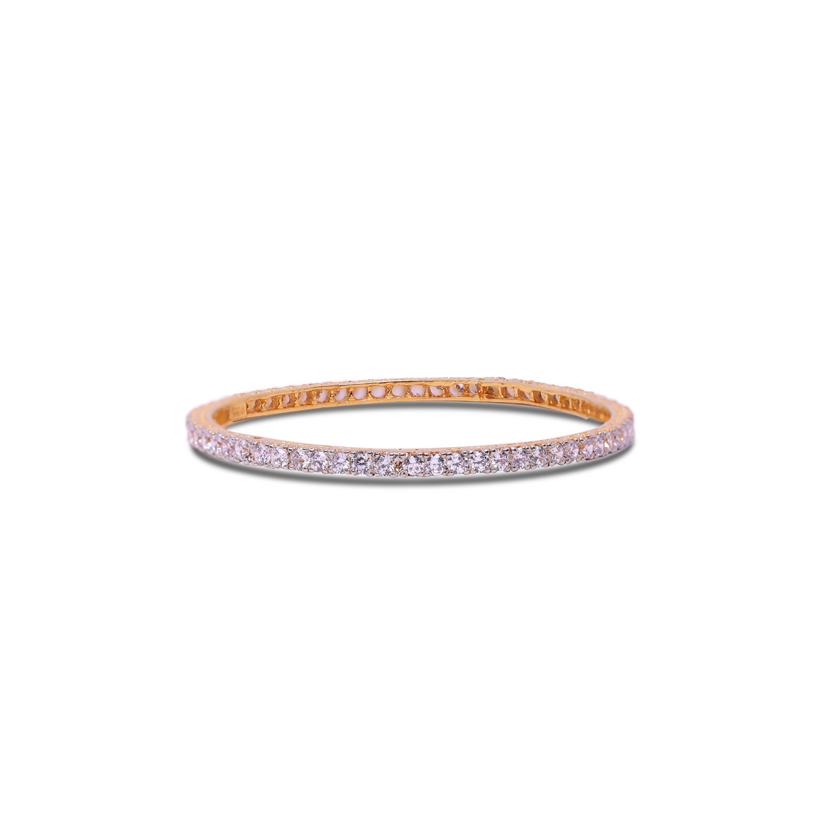 Classic Sparkle White Zircon Bangle