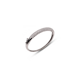 Radiant Gleam White Zircon Bangle