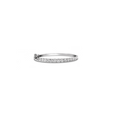 Crystal Elegance White Zircon Bangle