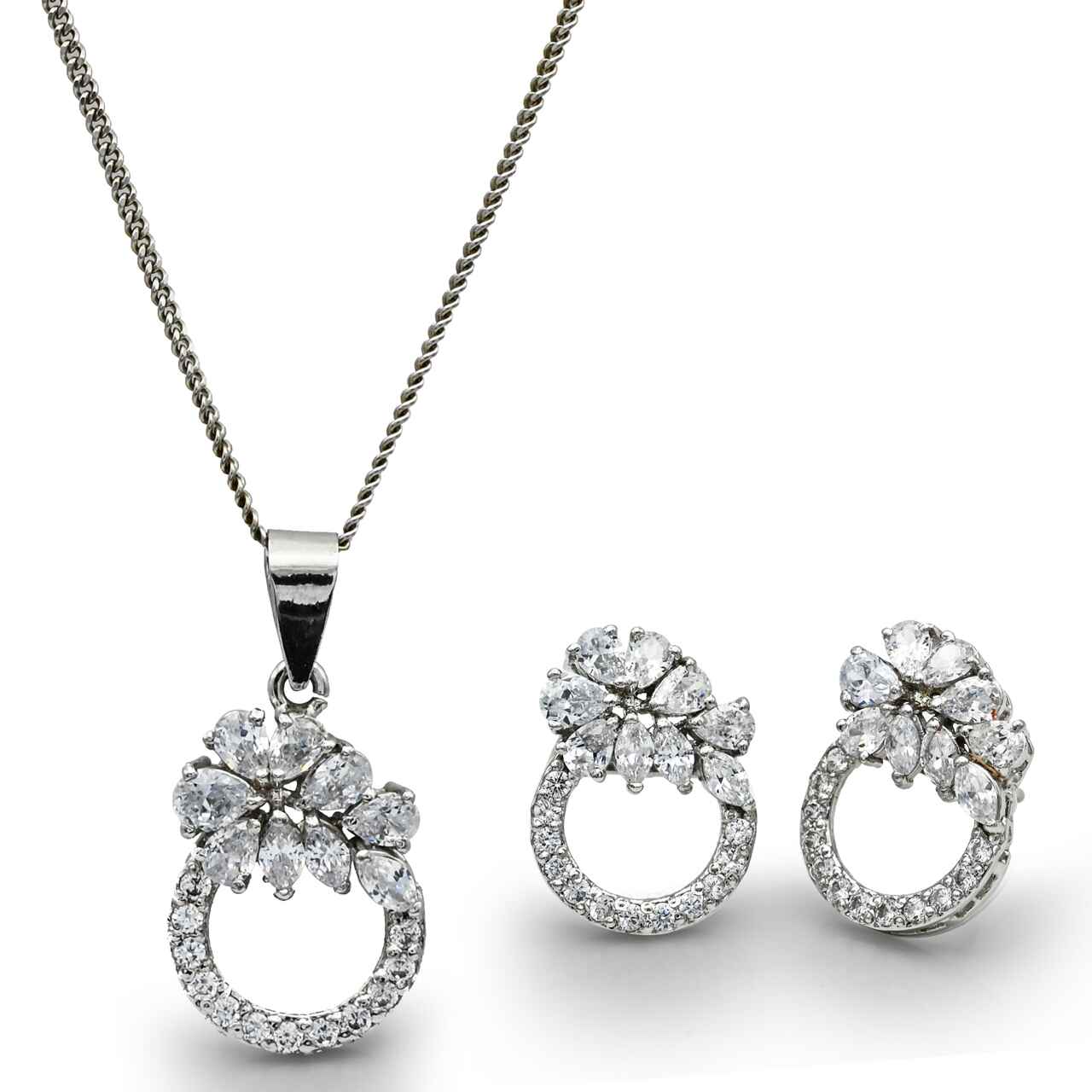 silver-plated circular