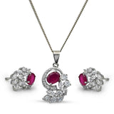 silver jewelry set
