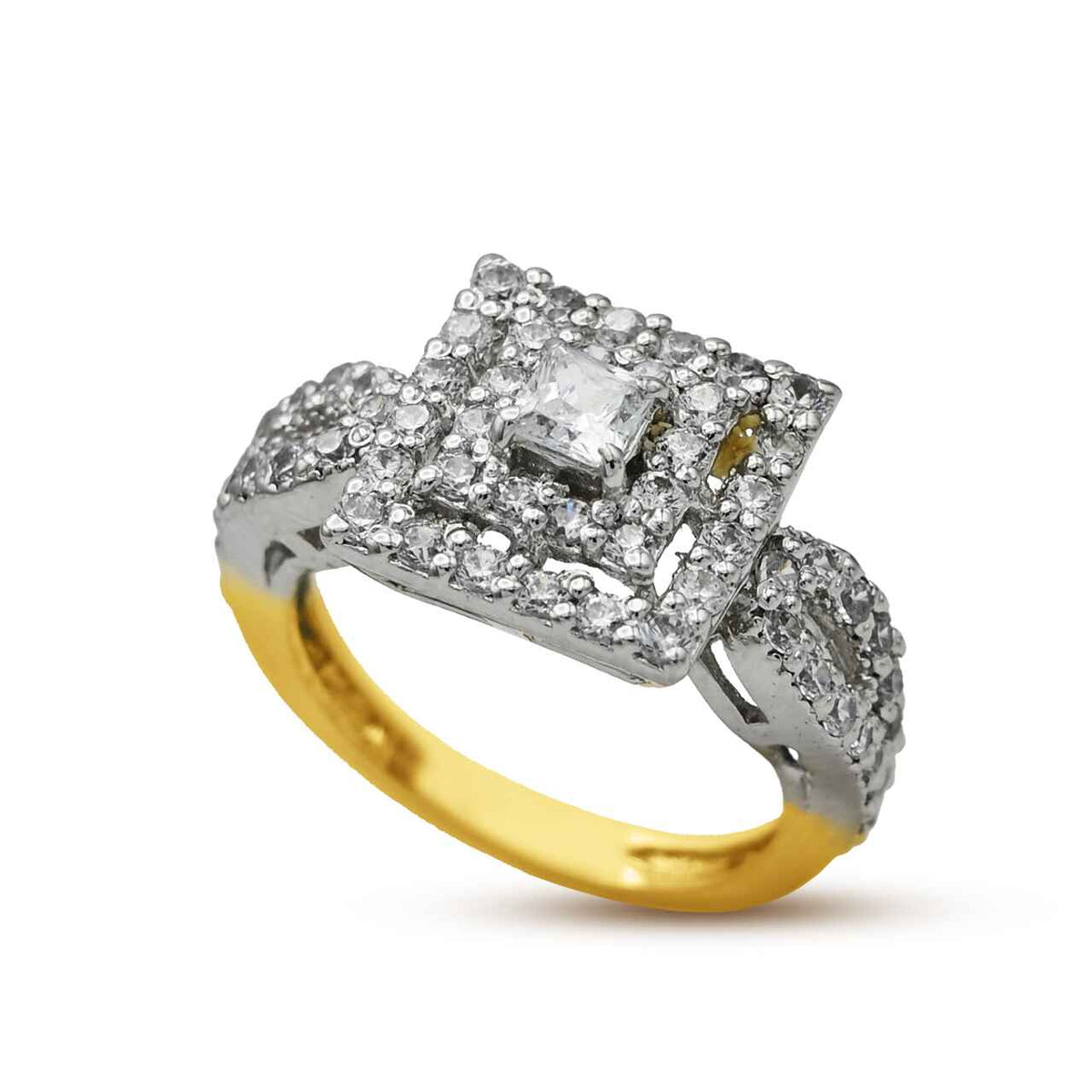 square-cut ring