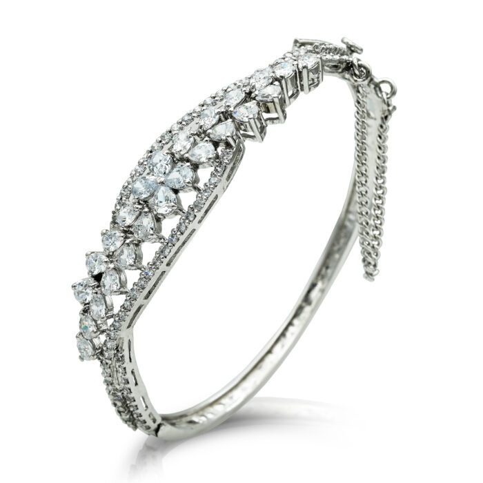 Rhodium Plated Bracelet