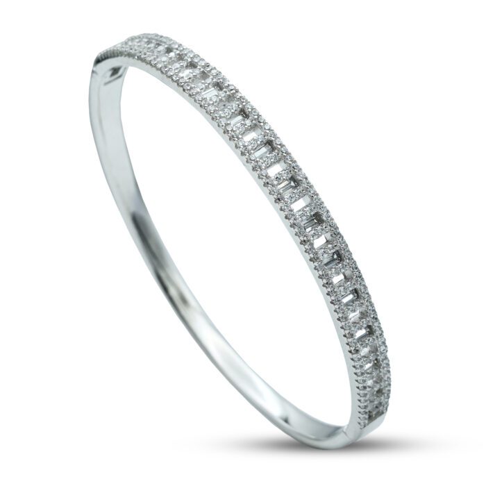 Rhodium Plated Bracelet