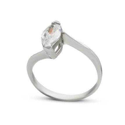 Rhodium Plated Ring