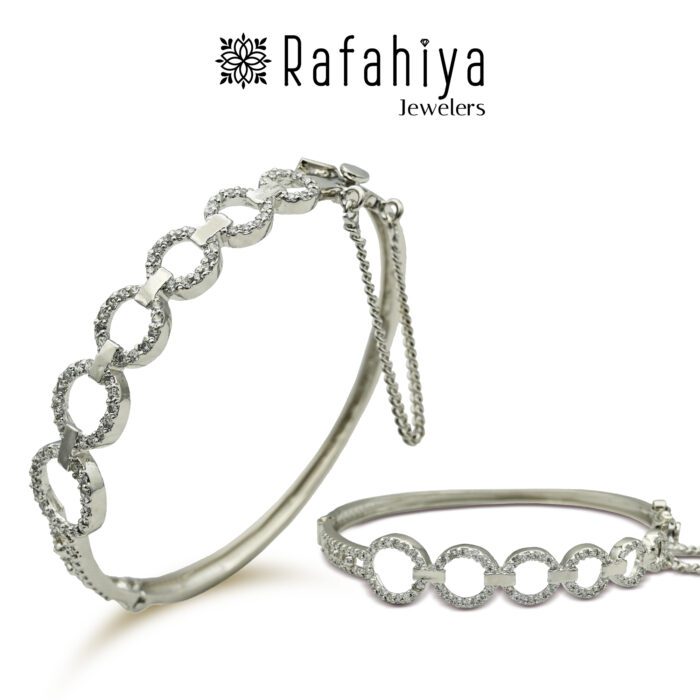 Rhodium Plated Bracelet