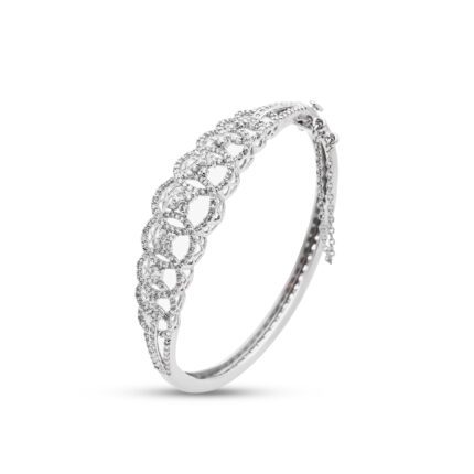 Dazzling Bracelet with zircons in 925 Silver with Rhodium plating